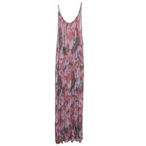 2XL SO Watercolor High-Neck Maxi Dress NWOT